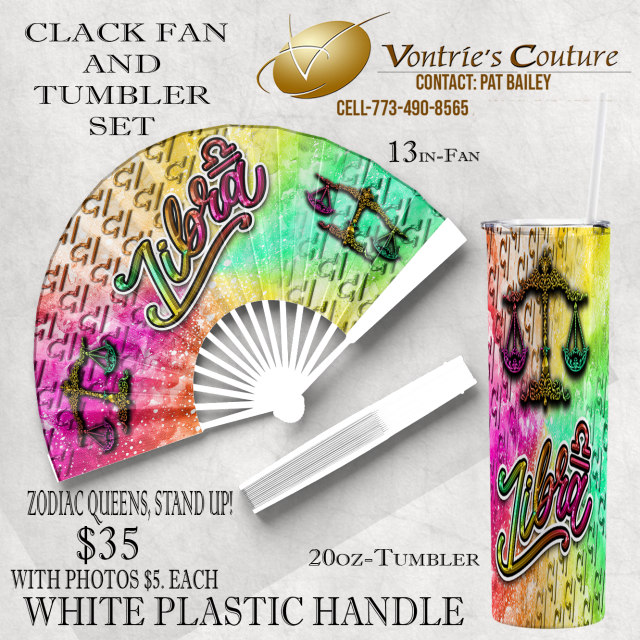 This fan-tumbler duo is all sign, all shine, all YOU! #BornToClack
